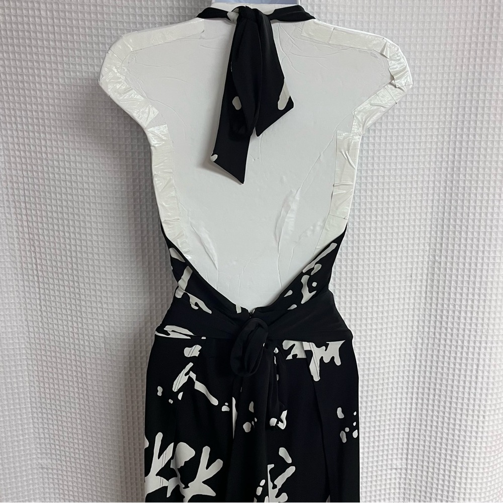 Cache ladies Black and White Jumpsuit size small - Picture 6 of 9